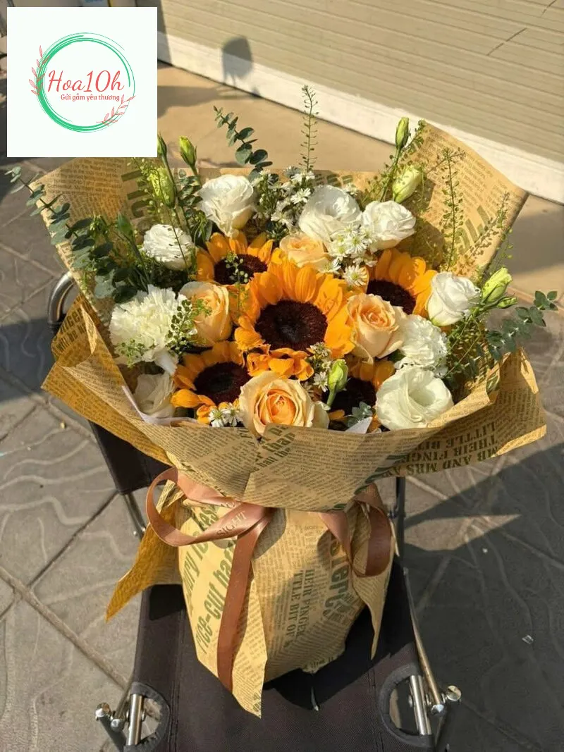 Mẫu hoa hướng dương đẹp tặng người yêu