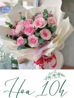 Bó Hoa Ohara Hồng - Mộng Mơ dễ thương và nữ tính