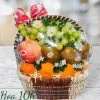 giỏ hoa quả nhập khẩu đẹp
