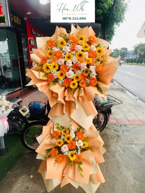 kệ hoa khai trương hồng phát giá rẻ
