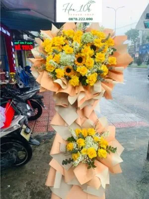 Shop hoa khai trương phong cách hiện đại, mẫu mã sang trọng tinh tế.