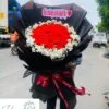 Bó hoa hồng đỏ mix babi dành tặng mẹ, người yêu thương