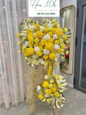 Kệ hoa chúc mừng sang trọng, đẳng cấp dùng tặng các sự kiện lớn, đối tác quan trọng