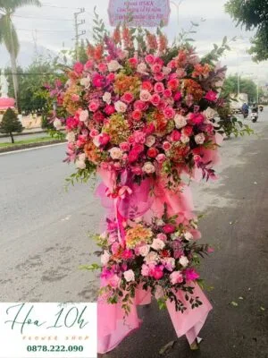 Kệ hoa chúc mừng Tiền Vào Như Nước, mừng khai trương, hội nghị