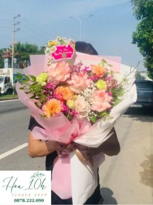 Bó hoa ánh nắng mai, shop hoa tươi đà nẵng