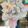 Bó hoa hồng kem, hồng phấn đẹp