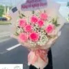 bó hoa hồng babi đẹp dễ thương