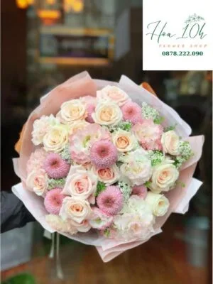 Bó hoa hồng đẹp mừng sinh nhật, tặng người yêu.