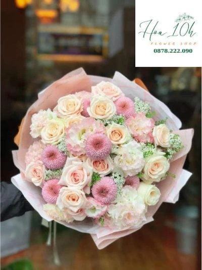 Bó hoa hồng đẹp mừng sinh nhật, tặng người yêu.