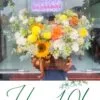Lẵng hoa để bàn mừng khai trương phát tài, hoa tươi đẹp đà nẵng hoa10h