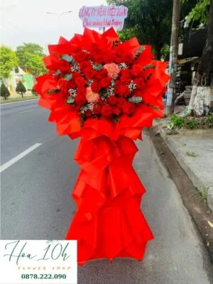 kệ hoa chúc mừng khai trương mã đáo thành công
