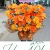 Lẵng hoa để bàn mừng sinh nhật, khai trương tại đà nẵng