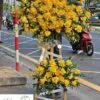 Kệ hoa chúc mừng thắng lợi mới. Hoa tươi đà nẵng hoa10h