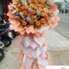 Kệ Hoa Chúc Mừng Khai Trương Thành Đạt tông màu cam