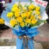 Bó hoa hồng vàng đẹp - Tình yêu diệu kì, Hoa tươi đà nẵng Hoa10h