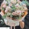 Bó hoa tròn yêu thương đong đầy, hoa tươi đà nẵng