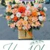 Lẵng hoa để bàn chúc mừng đẹp, hiện đại