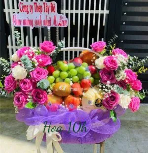 Giỏ trái cây chúc mừng sinh nhật