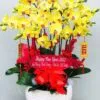Lan hồ điệp vàng phú quý 14 cành