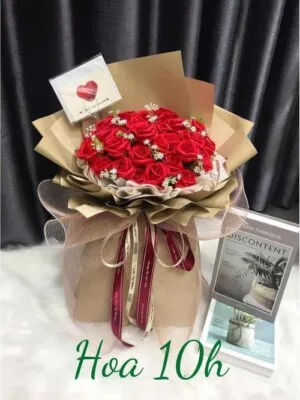 bó hoa sáp thơm - món quà vĩnh cữu theo thời gian