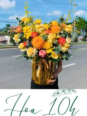 Lẵng hoa chúc mừng ngày lễ, khai trương, sinh nhật đẹp