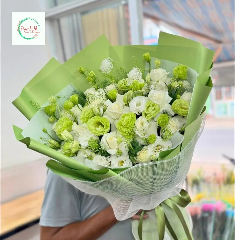 Bó hoa kích thước vừa vẹn làm món quà khai trương ý nghĩa