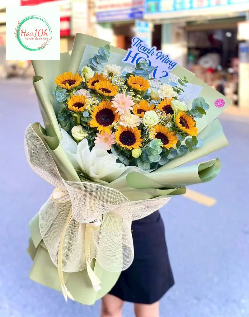 Mẫu hoa sinh nhật tặng ba mẹ