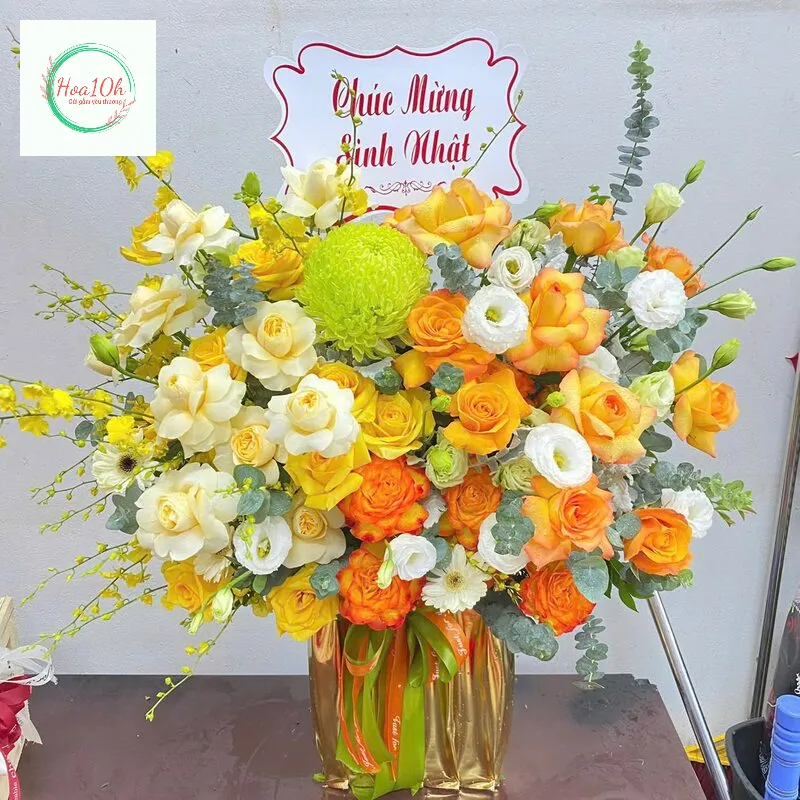 Hoa sinh nhật tặng mẹ-ba- ông bà