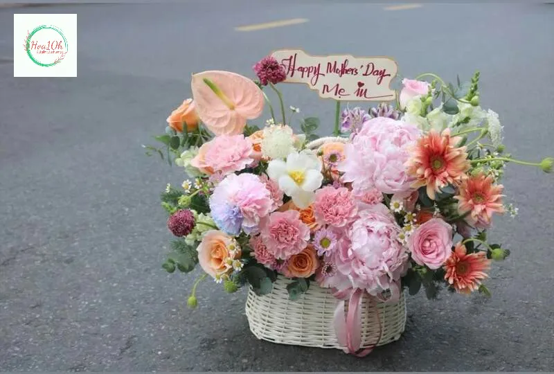 Hoa sinh nhật tặng ba mẹ ông bà