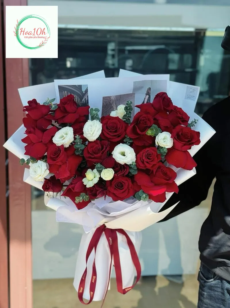 Bó hoa hồng tặng sinh nhật cho người bạn yêu thương