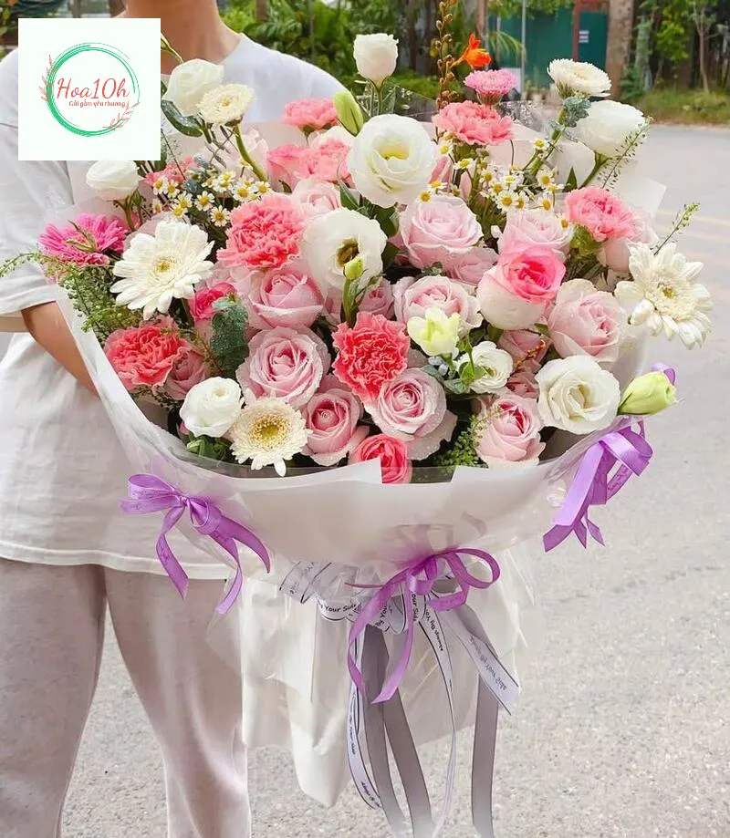 Mẫu Hoa sinh nhật tặng vợ- bạn gái