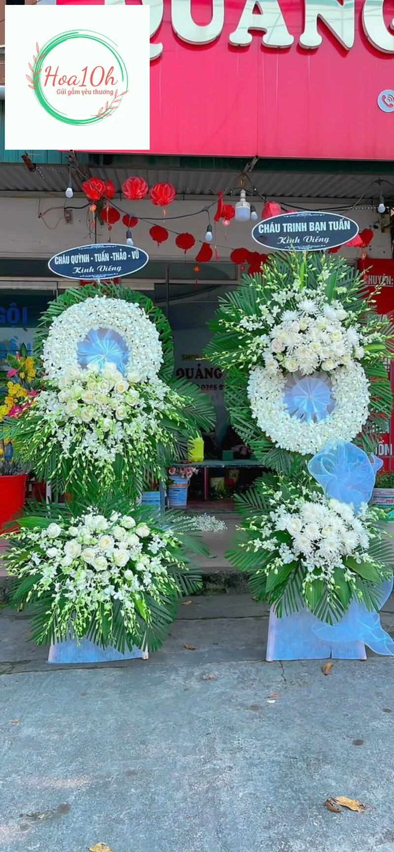 Mỗi loại hoa mang theo một ý nghĩa riêng biệt, thể hiện thông điệp chia buồn sâu sắc