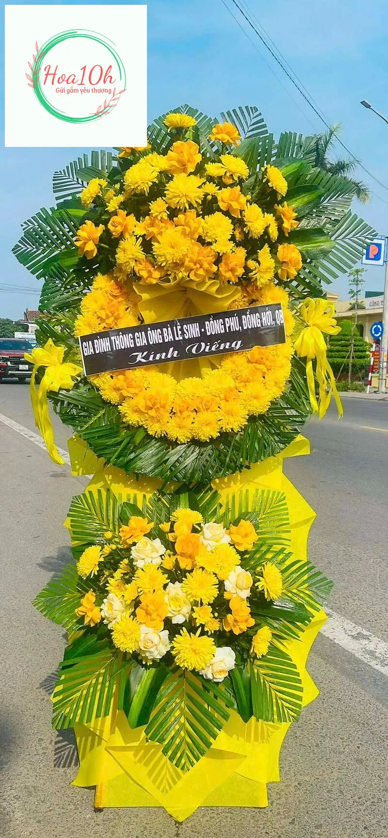 Vòng hoa viếng đẹp Đà Nẵng