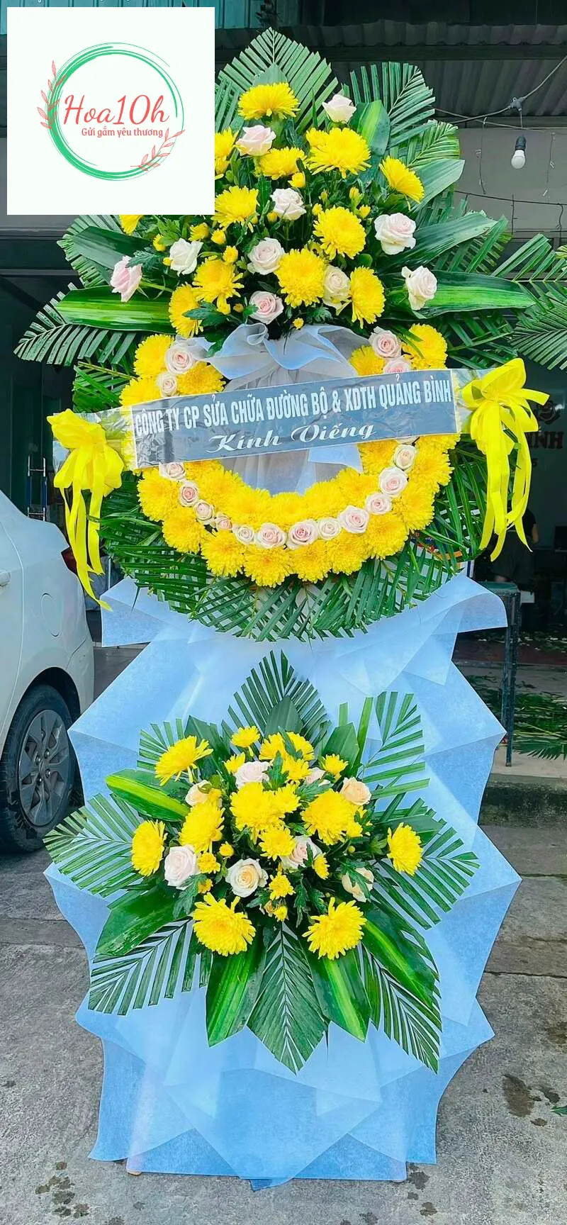 Vòng hoa viếng giá rẻ Đà Nẵng