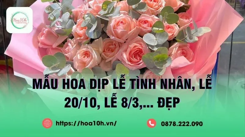 Mẫu hoa dịp lễ đẹp nhất – quà tặng ý nghĩa cho mọi sự kiện