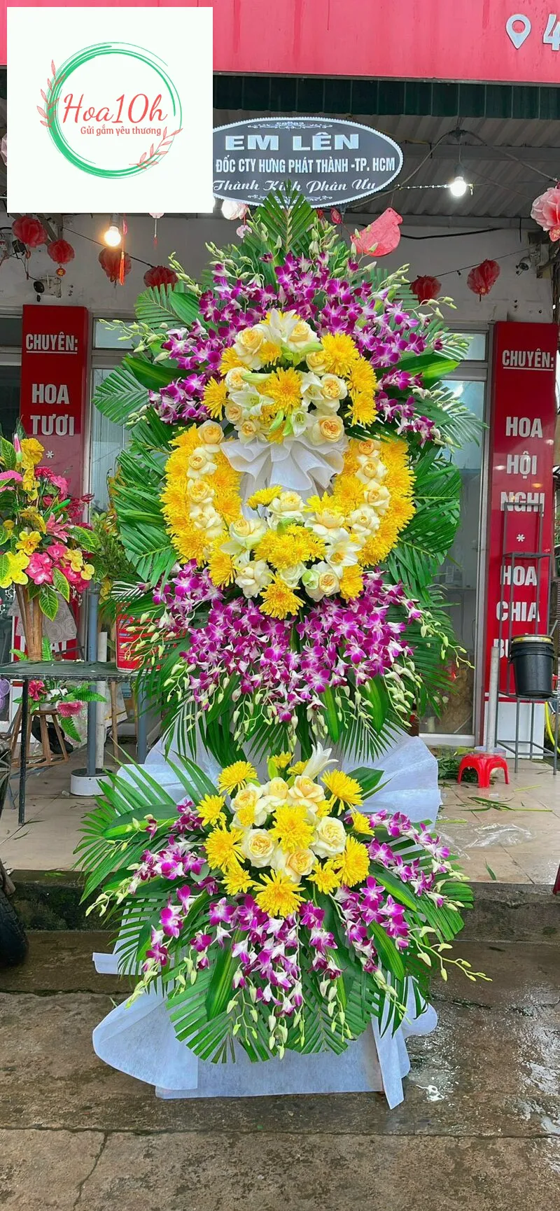 Shop hoa 10h Đà Nẵng - Dịch vụ đặt hoa viếng uy tín Đà Nẵng