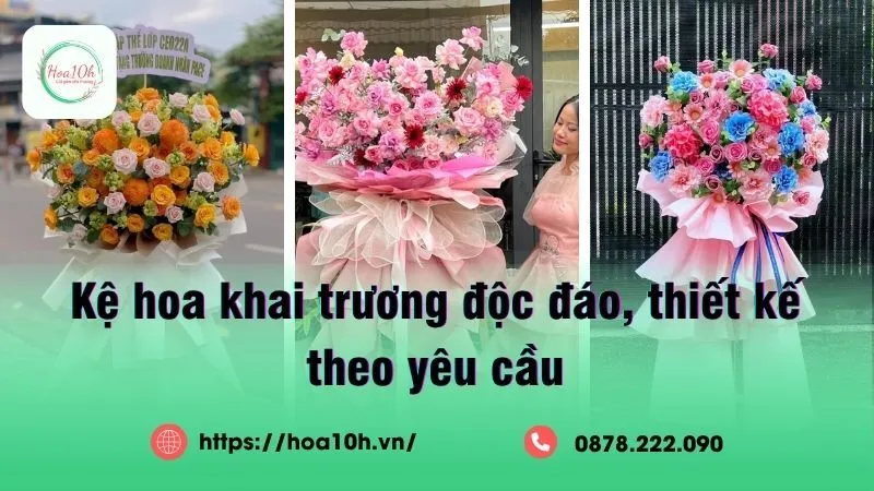 Mua kệ hoa khai trương đẹp – Giá tốt – Giao nhanh tại Hoa 10h Đà Nẵng