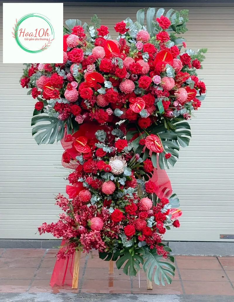 Đặt hoa khai trương giá rẻ tại Đà Nẵng tại Shop hoa 10h uy tín giao hoa đúng hẹn