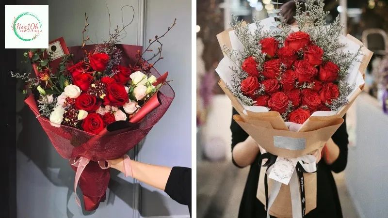 Hoa Hồng Đỏ tặng chồng thể hiện cho tình yêu nồng cháy