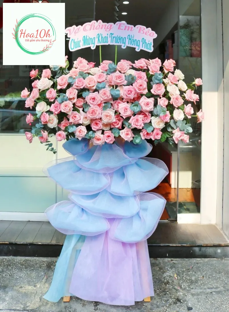 Đặt hoa khai trương tại hoa 10h đà nẵng nhanh chóng giá cả phải chăng