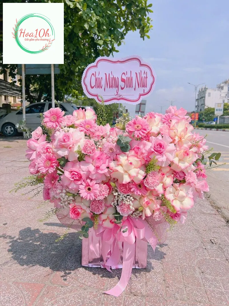 Bó hoa tặng bạn gái