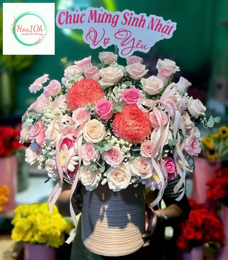 Lãng hoa tặng sinh nhật vợ